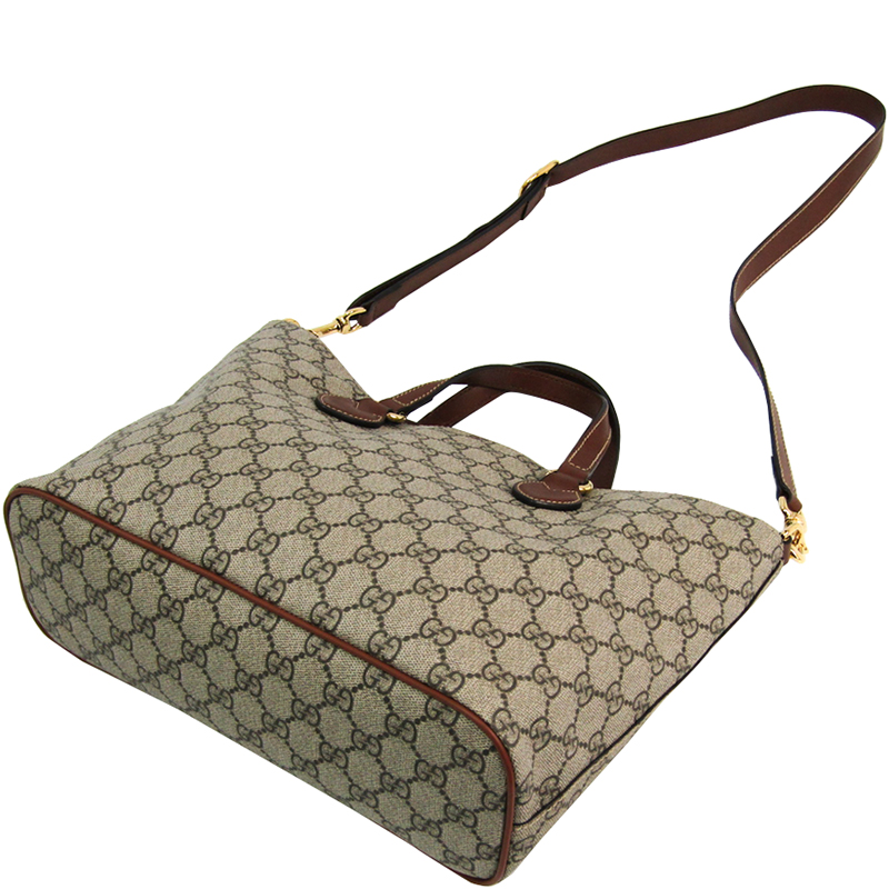 

Gucci Beige Ophidia GG Canvas Large Tote