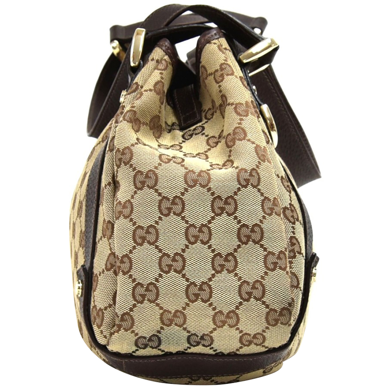 

Gucci Beige/Brown GG Original Canvas & Leather Pelham Shoulder Bag