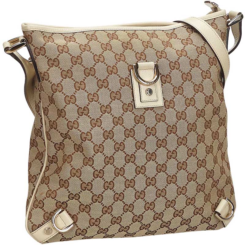 

Gucci Brown/Beige GG Canvas Abbey D-Ring Crossbody Bag