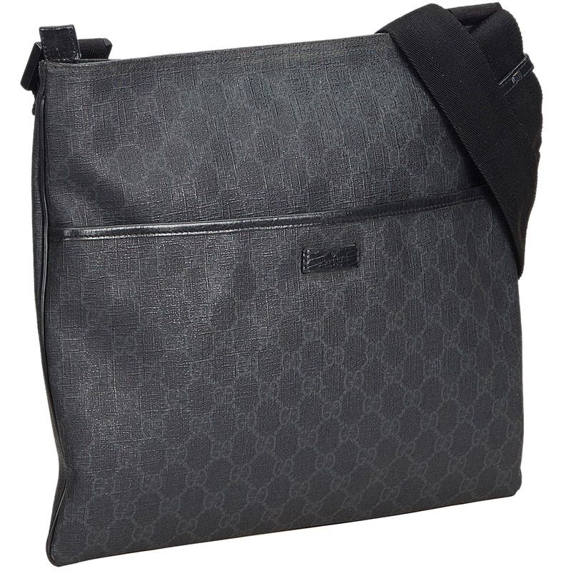 

Gucci Grey GG Canvas Crossbody Bag