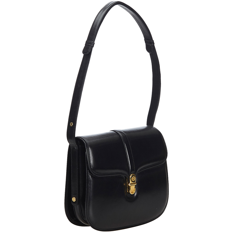 

Gucci Black Patent Leather Crossbody Bag