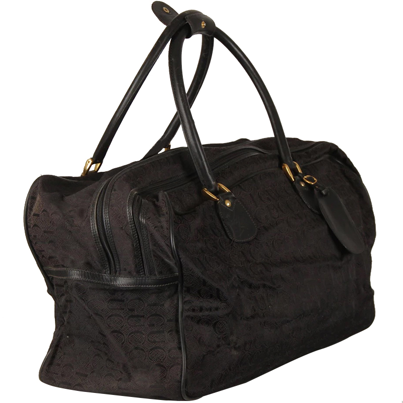

Gucci Black Guccissima Canvas Duffle Bag