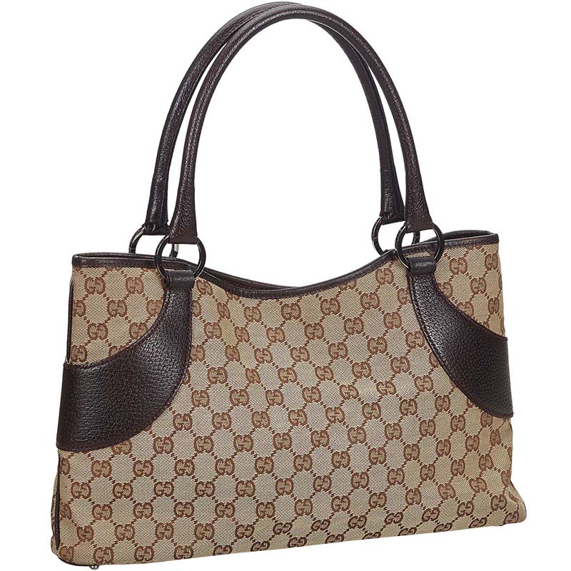 

Gucci Brown/Beige GG Canvas Tote Bag