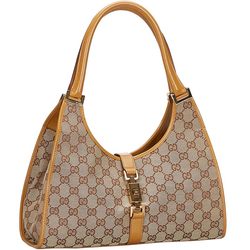 

Gucci Brown/Beige GG Canvas Jackie Shoulder Bag