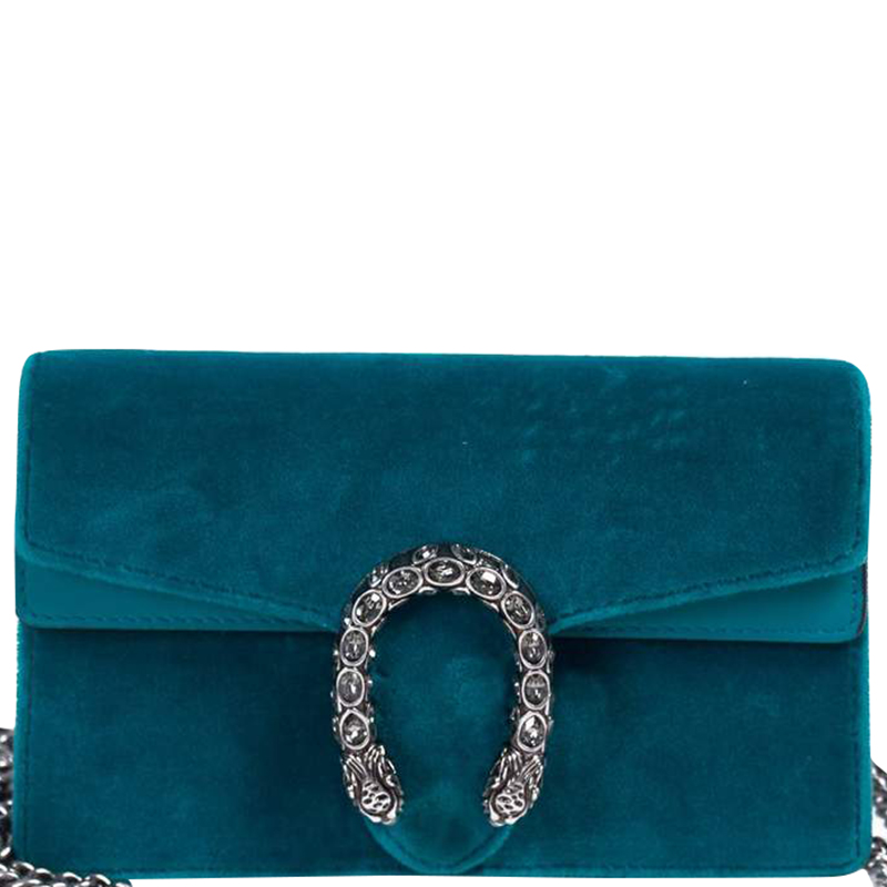 peacock blue handbag