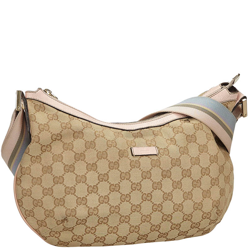 

Gucci Brown GG Canvas Crossbody Bag