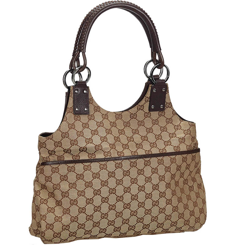 

Gucci Brown/Beige GG Canvas Shoulder Bag