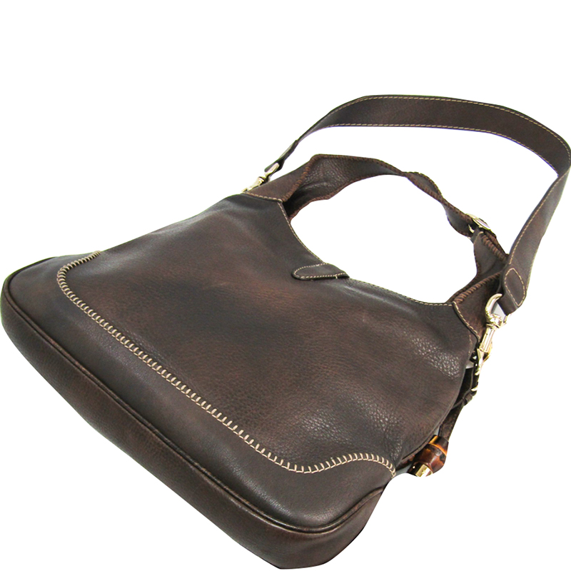 

Gucci Brown Leather Medium New Jackie Shoulder Bag