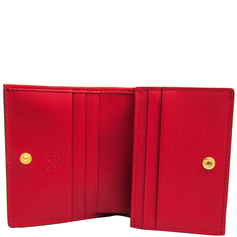 

Gucci Blue GG Supreme Canvas Leather GG Blooms Card Case