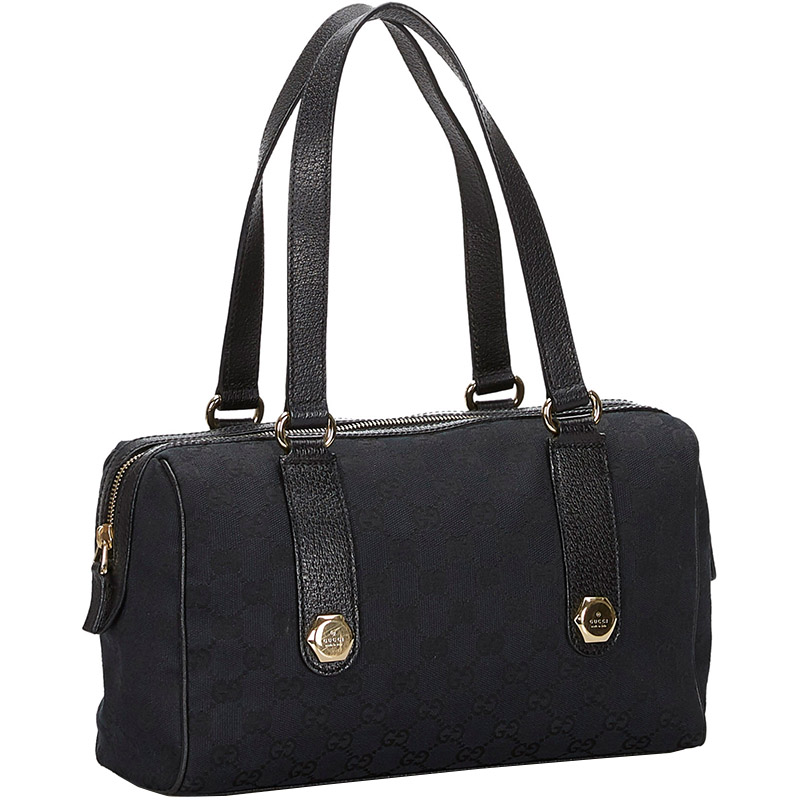 

Gucci Black GG Canvas Charmy Everyday Bag