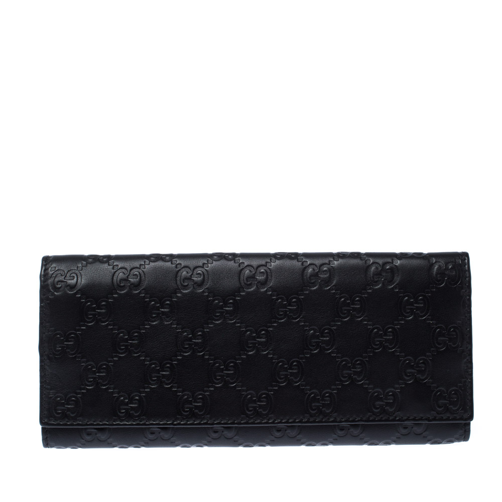 gucci guccissima long wallet