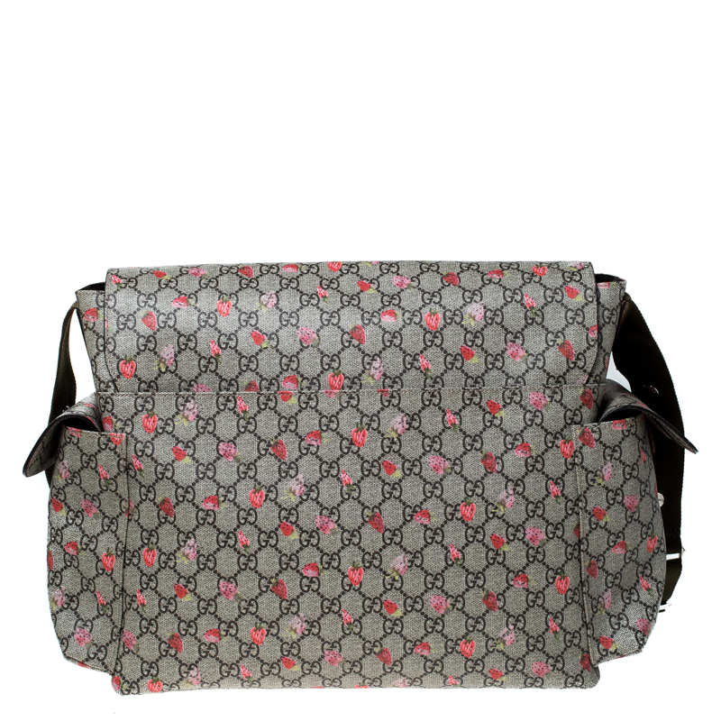 Gucci strawberry diaper discount bag