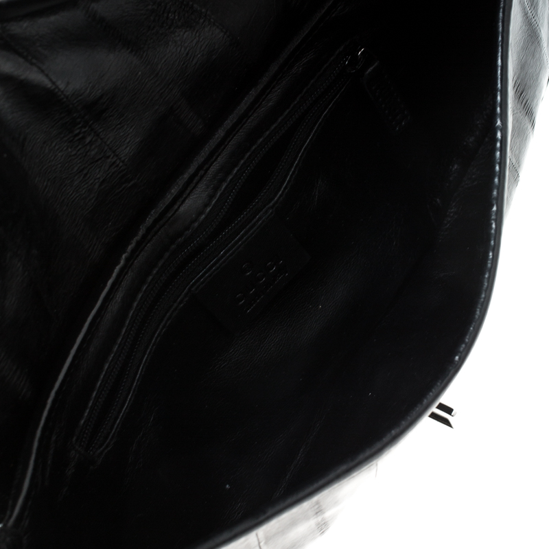 Gucci Black Eel Leather Jackie Shoulder Bag Gucci