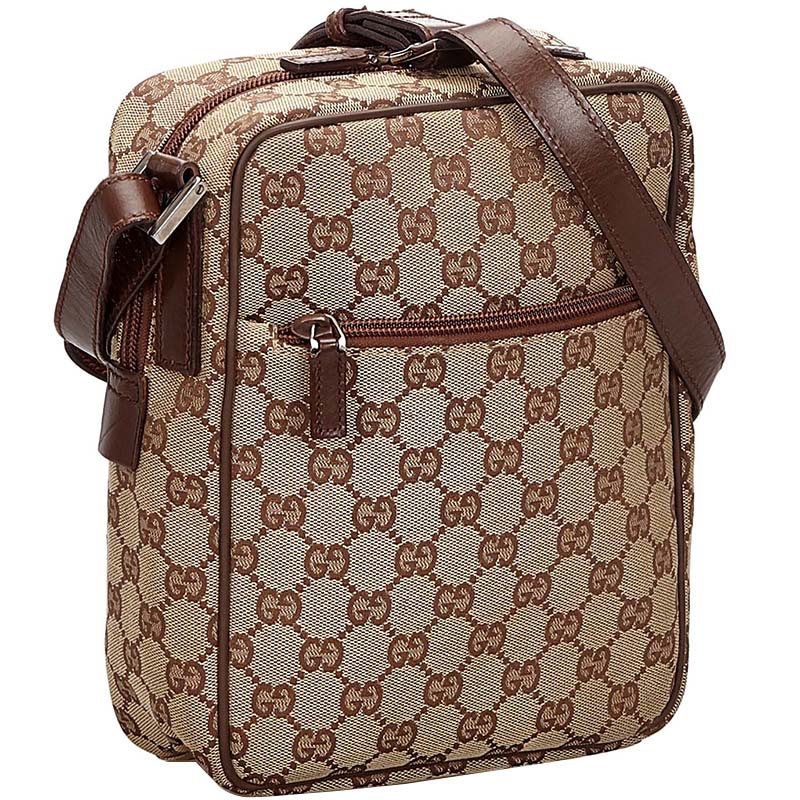 

Gucci Brown/Beige GG Canvas Crossbody Bag