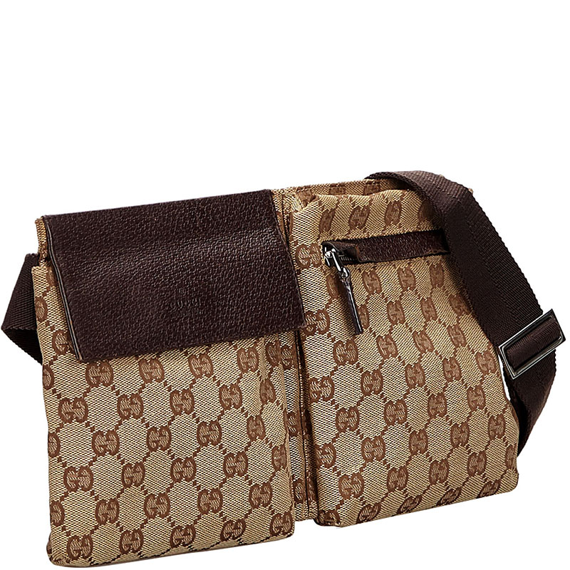 

Gucci Brown GG Canvas Belt Bag