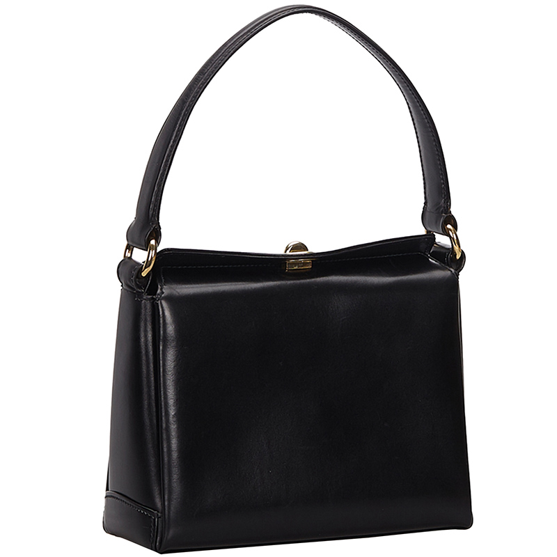 

Gucci Black Leather Shoulder Bag