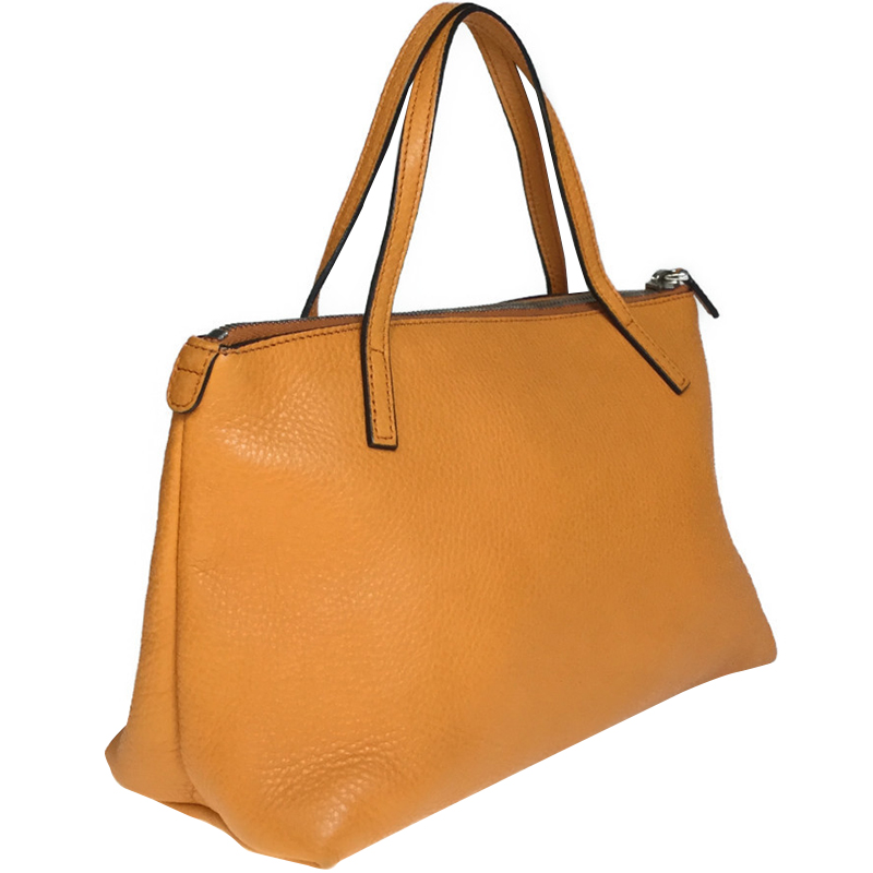 

Gucci Orange Leather Soho Interlocking Tote