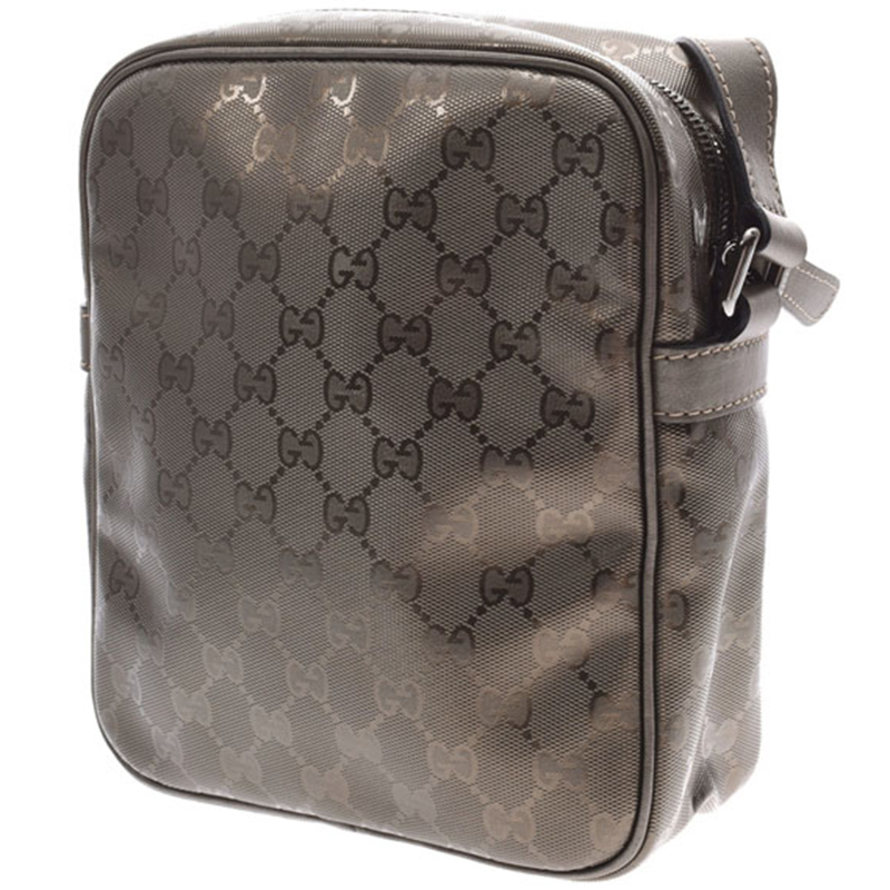 

Gucci bronze GG Supreme PVC ImprimÃ© Shoulder Bag, Brown