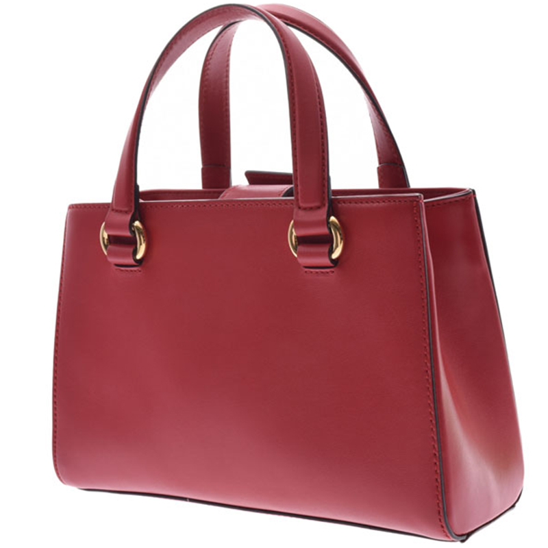 

Gucci Red Leather Sylvie Tote Bag