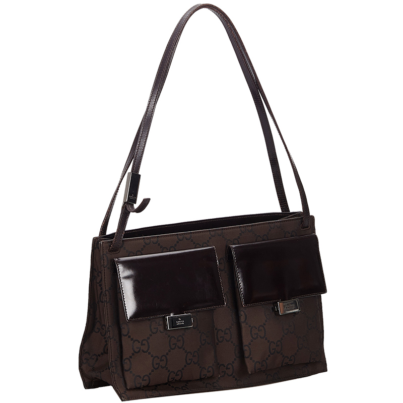 

Gucci Brown GG Canvas Shoulder Bag