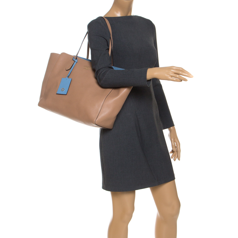 

Gucci Beige Leather Large Swing Shopper Tote