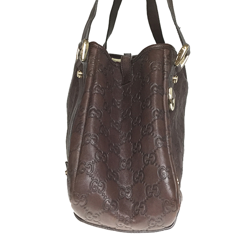 

Gucci Brown Guccissima Leather Shoulder Bag
