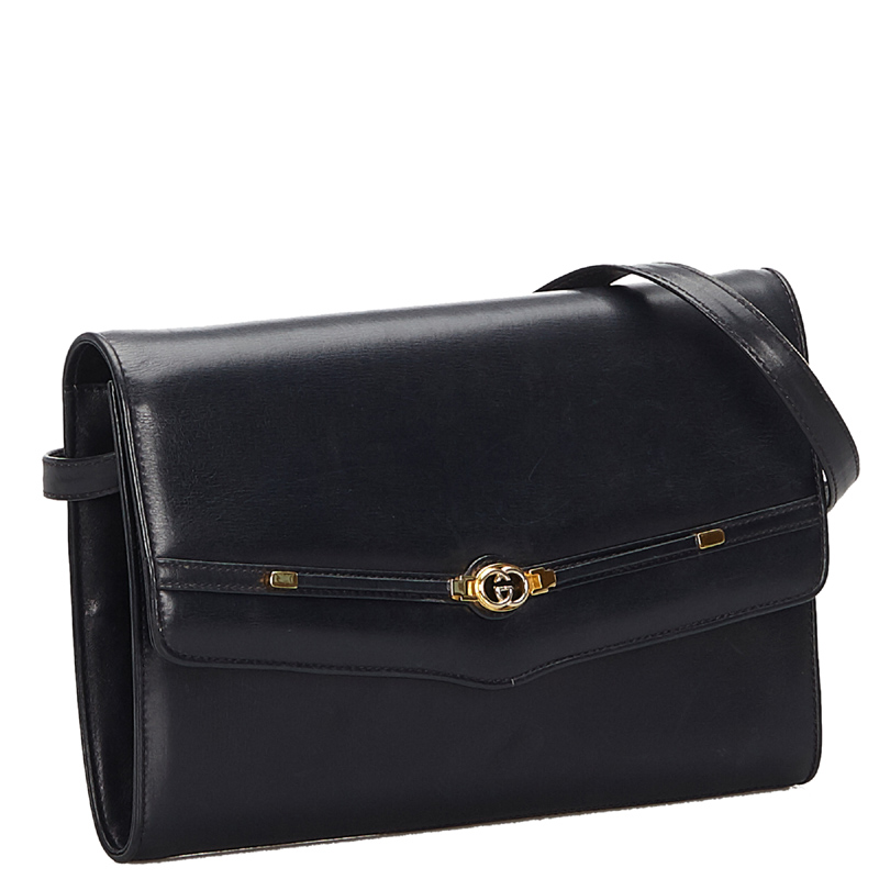 

Gucci Black Leather Crossbody Bag