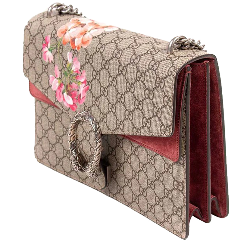 

Gucci Beige GG Supreme Dionysus Blooms Shoulder Bag