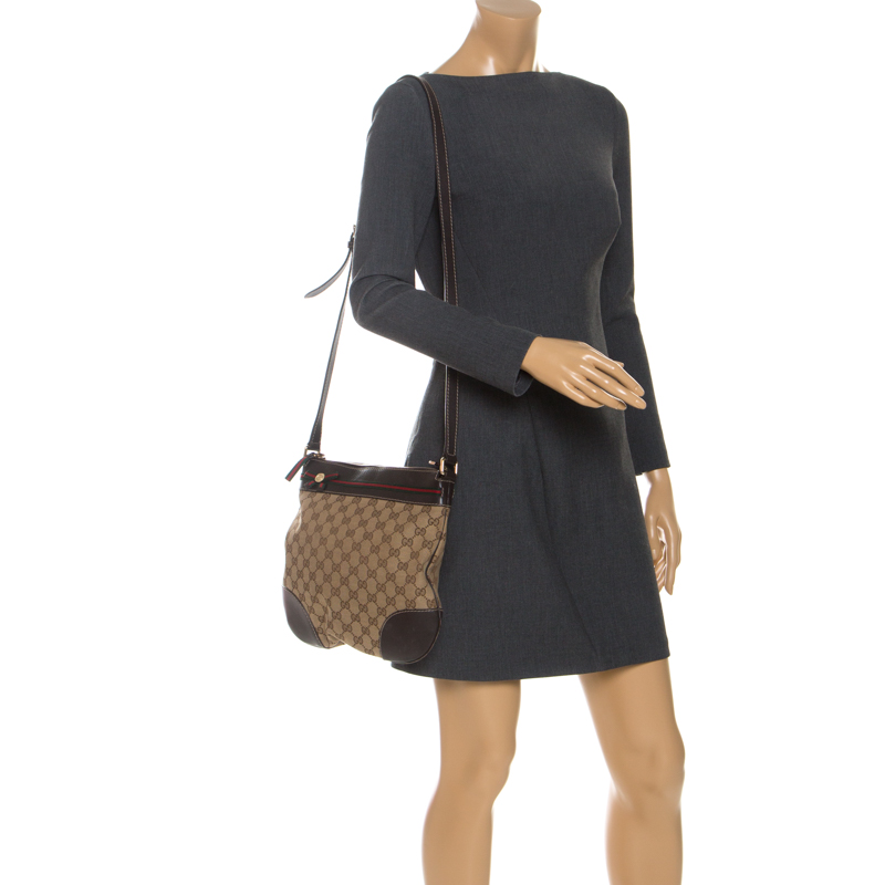 

Gucci Beige/Brown GG Canvas and Leather Mayfair Bow Crossbody Bag