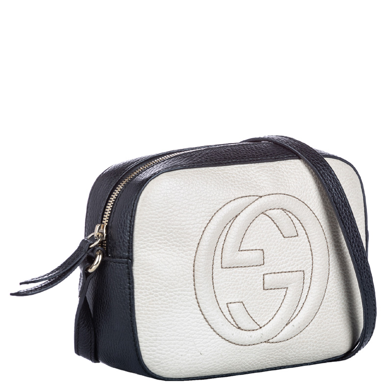 

Gucci Beige/Black Leather Soho Disco Crossbody Bag