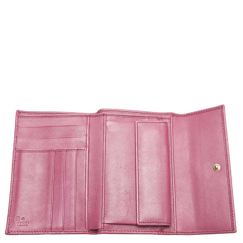 

Gucci Pink Leather Wallet