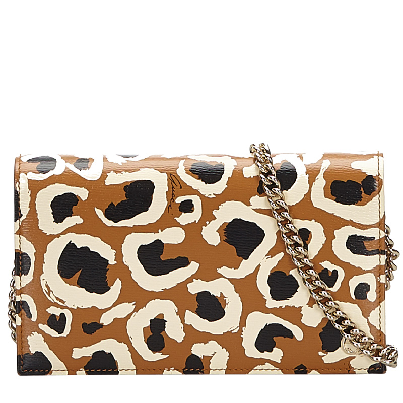 gucci leopard wallet