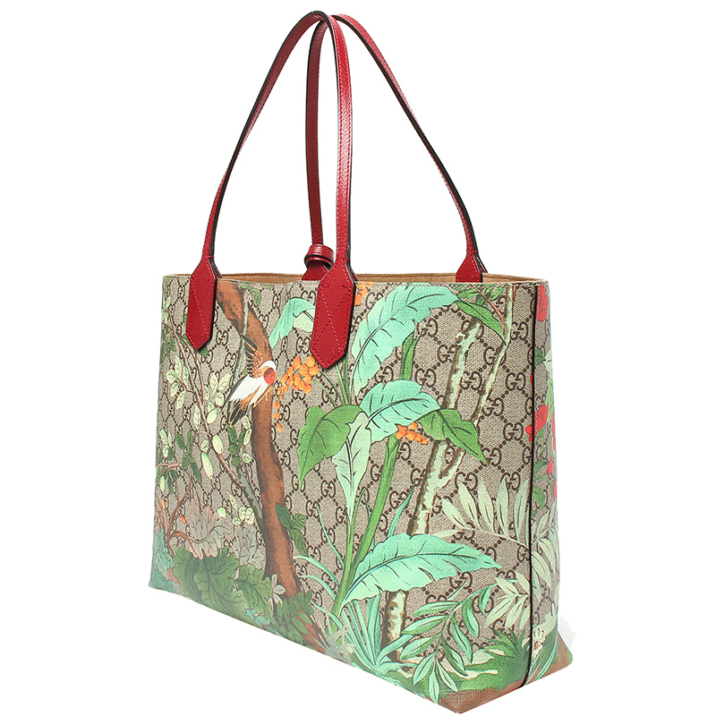 

Gucci Multicolor GG Supreme Tian Coated Canvas Tote Bag