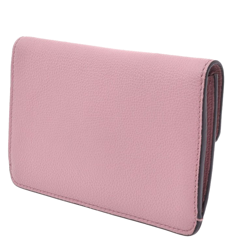 

Gucci Pink Pebbled Leather Soft Jackie Clutch Bag