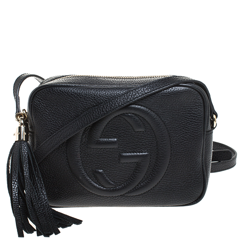 black crossbody bag gucci