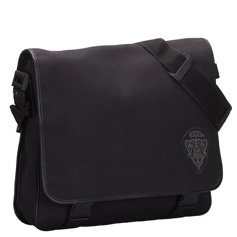 

Gucci Black Hysteria Canvas Crossbody Bag