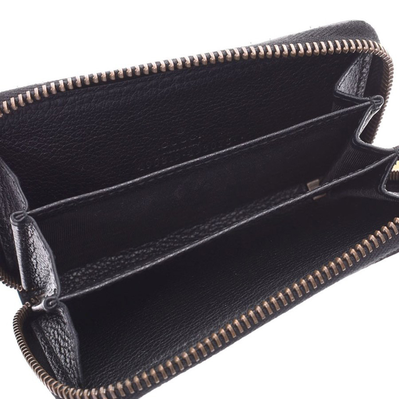 

Gucci Black GG Leather Coin Case