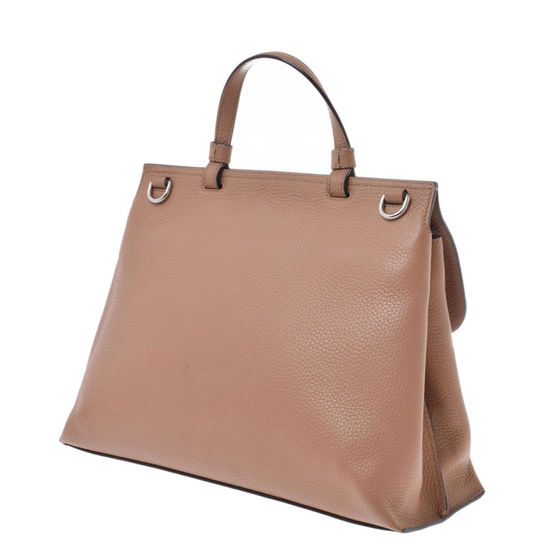 

Gucci Beige Leather Bamboo Top Handle Bag