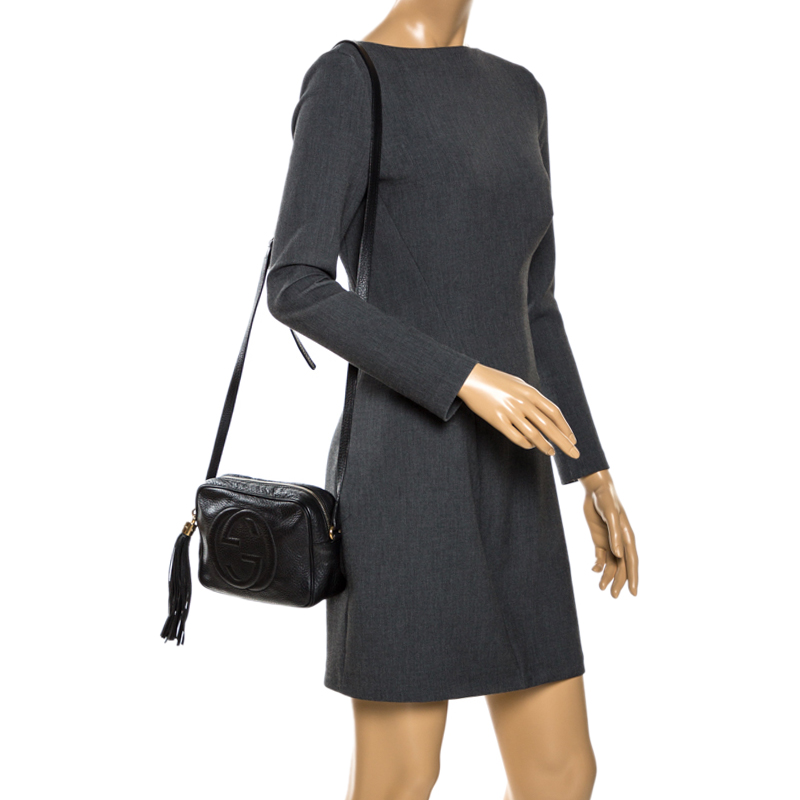 

Gucci Black Leather Soho Disco Crossbody Bag