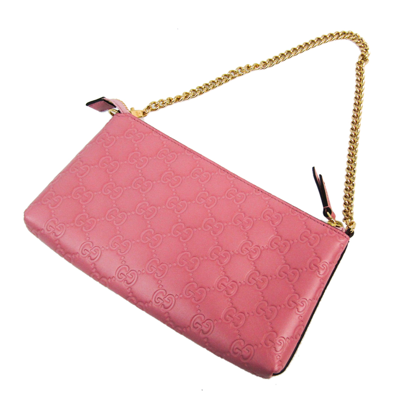 

Gucci Pink Guccissima Leather Shoulder Bag