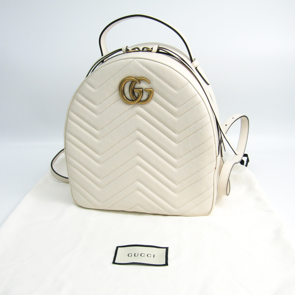 gucci marmont backpack white