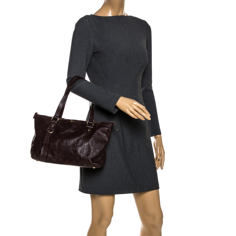

Gucci Brown Guccissima Leather Abbey Tote