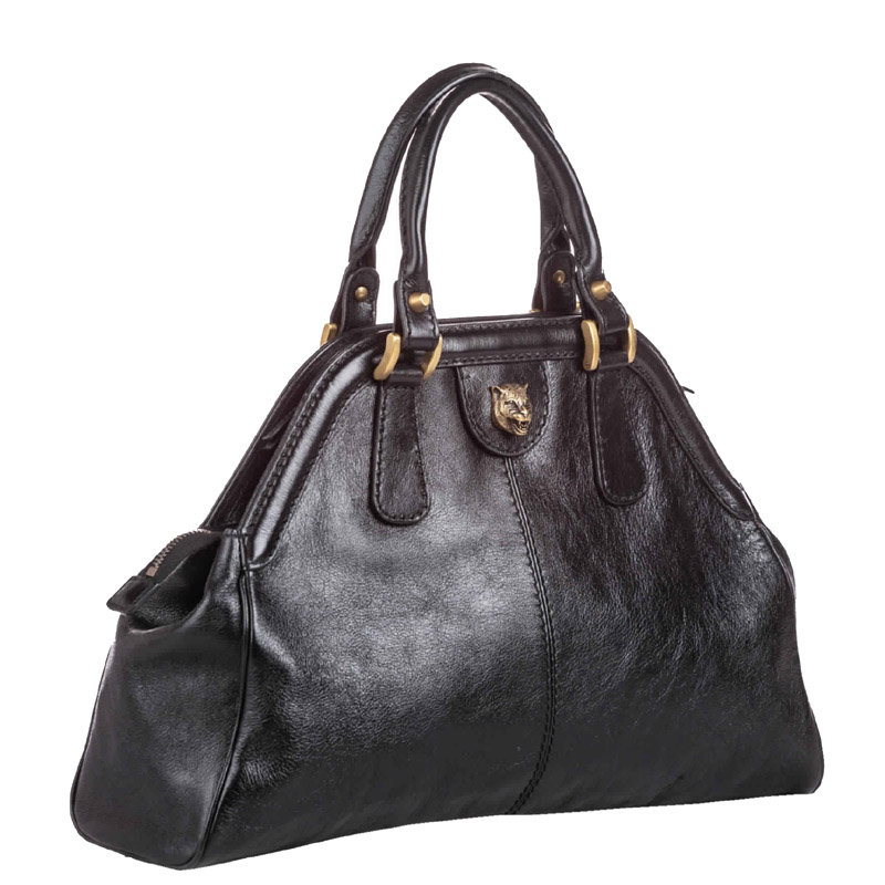 

Gucci Black Leather  ReBelle Bag