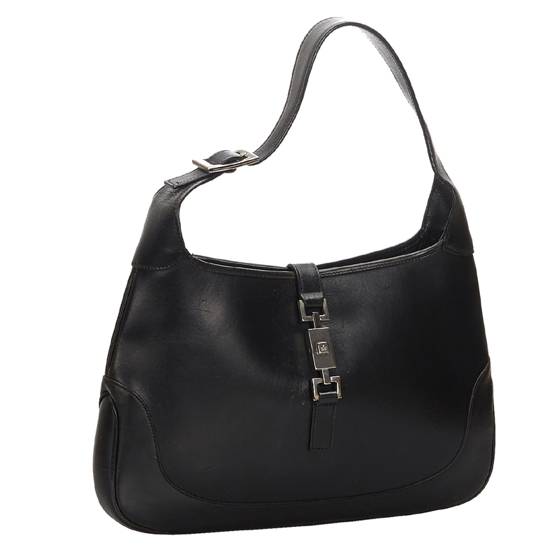 

Gucci Black Leather Jackie Shoulder Bag