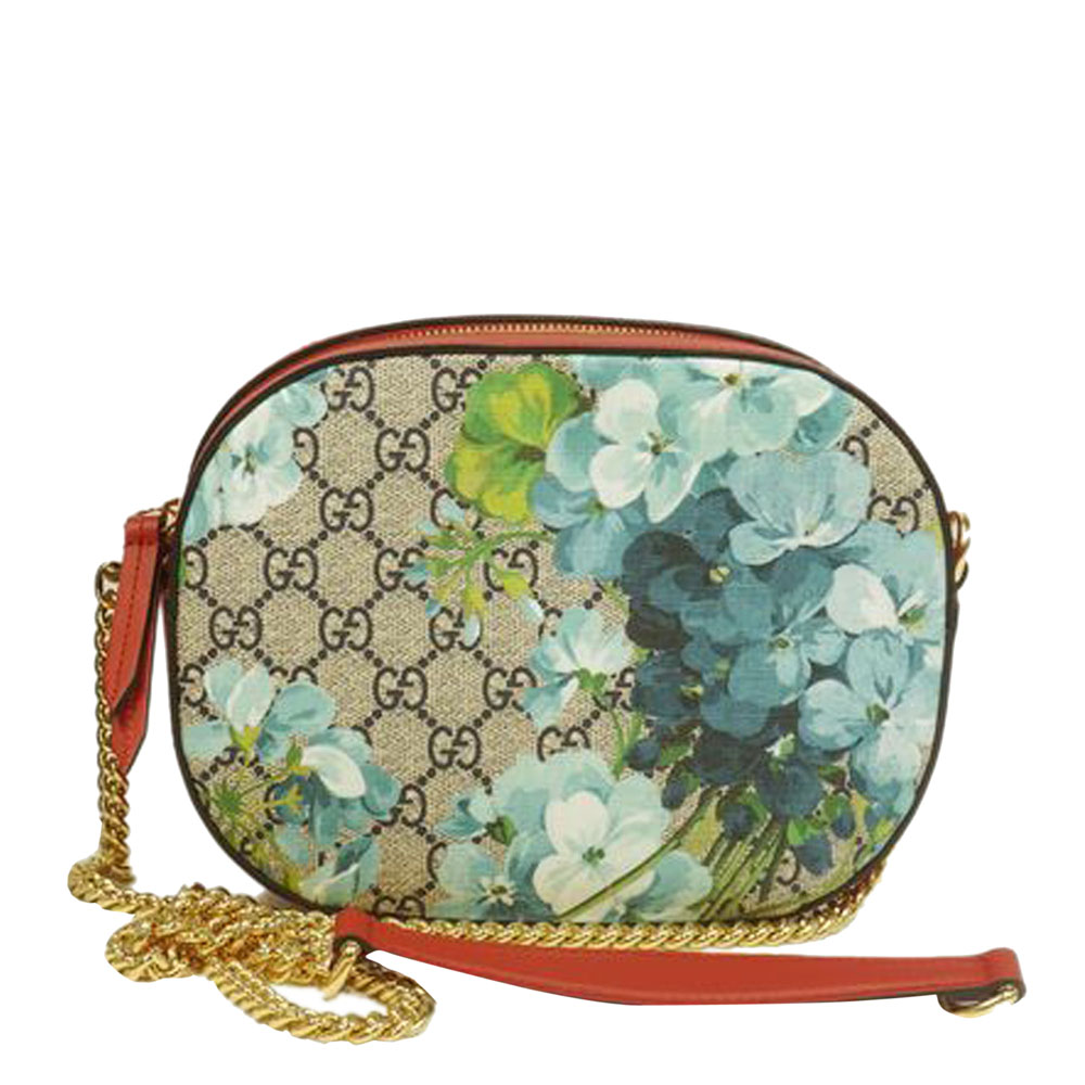 Pre-Owned Gucci Multi Color Gg Supreme Canvas Blooms Crossbody Bag In Multicolor | ModeSens