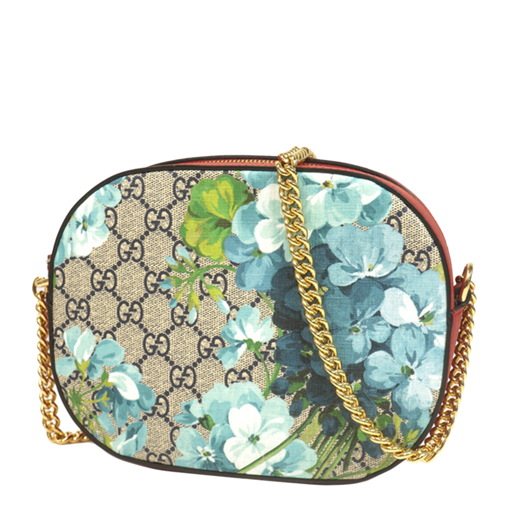 

Gucci Multi Color GG Supreme Canvas Blooms Crossbody Bag, Multicolor