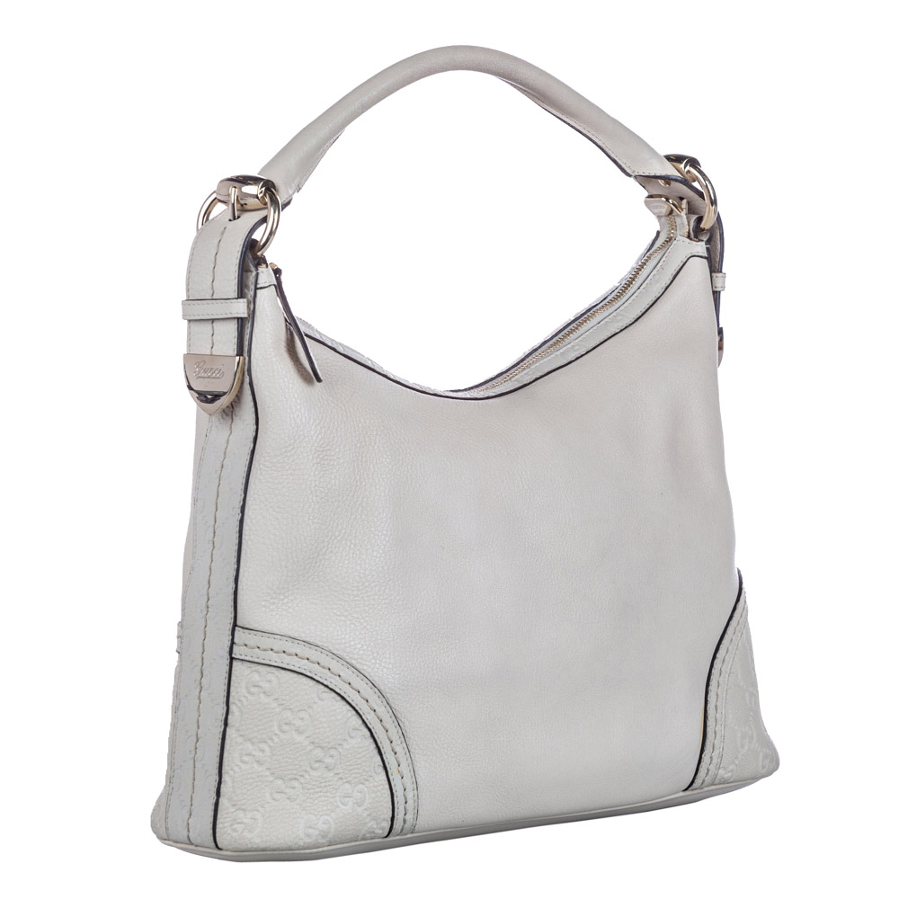 

Gucci White Guccissima Leather Signoria Shoulder Bag