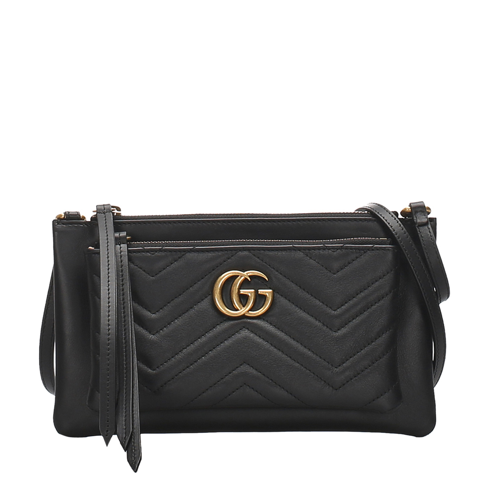 gucci black bag marmont