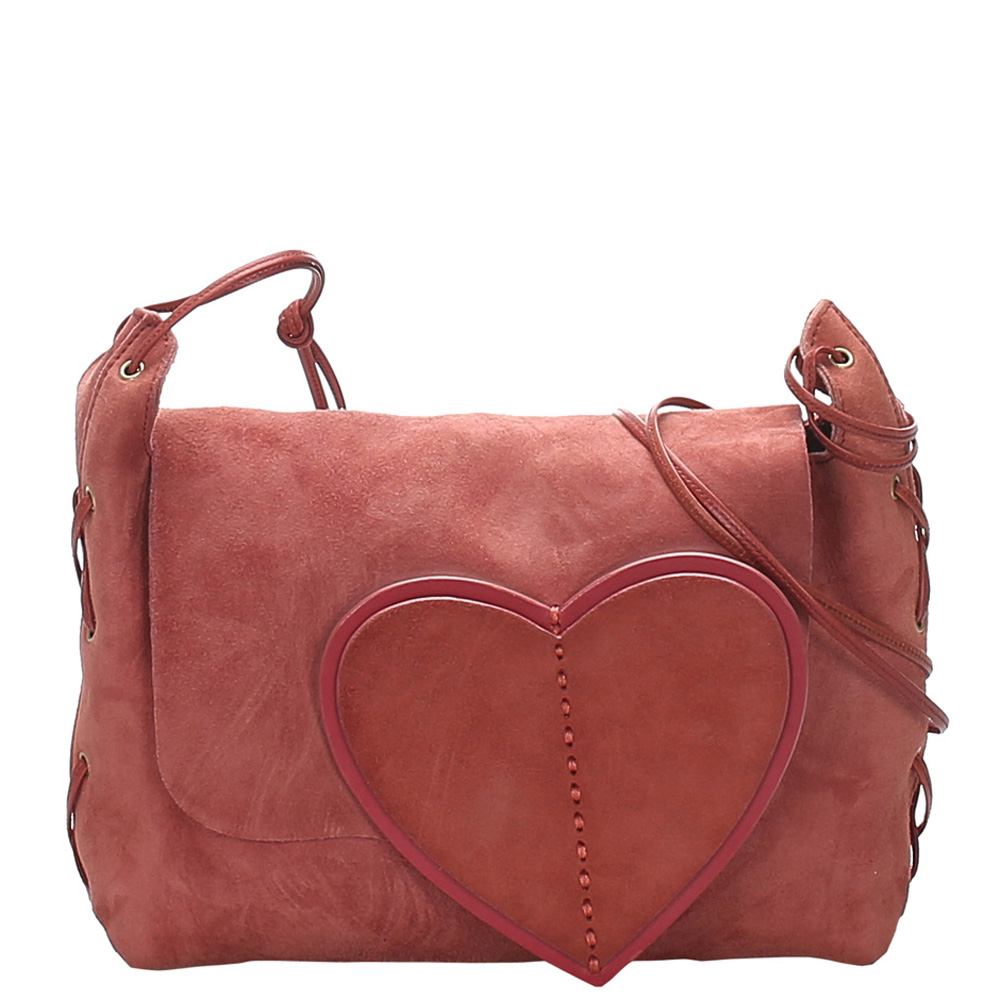 Pre-owned Gucci Pink Suede Crossbody Bag | ModeSens