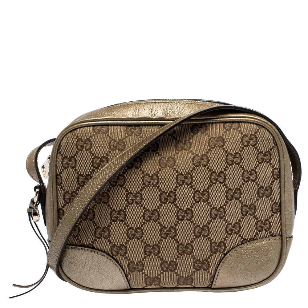 gucci gg canvas crossbody bag